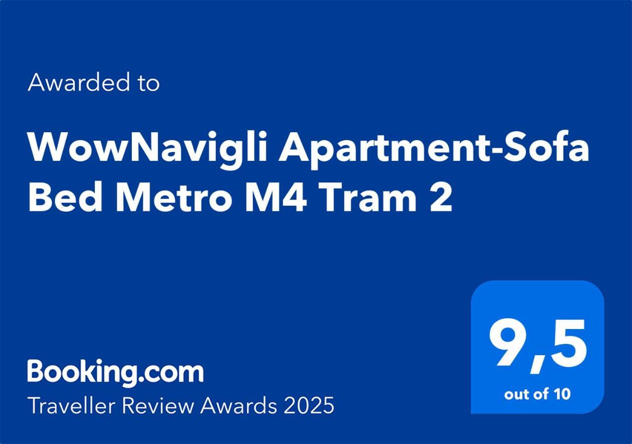 Wownavigli Apartment-Sofa Bed Metro M4 Tram 2 Mailand Exterior foto